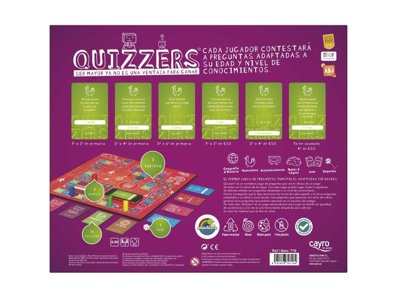 Настолна игра Cayro Quizzers