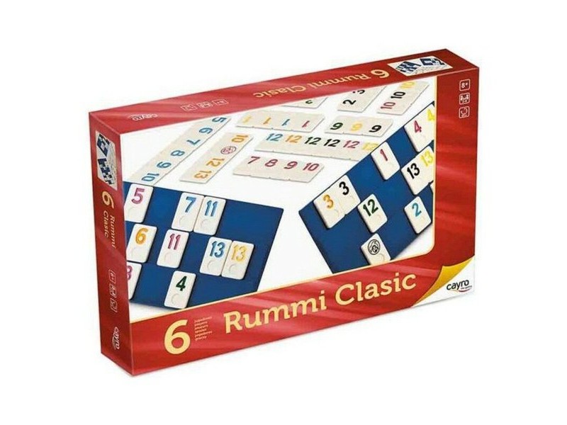 Настолна игра Rummi Classic Cayro (ES-PT-EN-FR-IT-DE) (ES-PT-EN-FR-IT-GR) (35 x 26 x 6 cm)