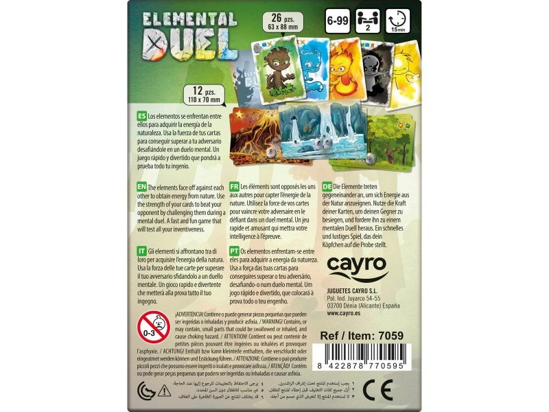 Настолна игра Cayro Elemental Duel
