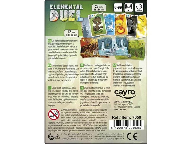Настолна игра Cayro Elemental Duel