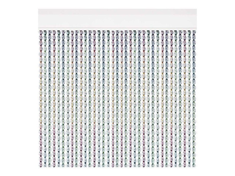 Завеса Acudam Cantabria Врати Многоцветен Навън Сребрист PVC Алуминий 90 x 210 cm