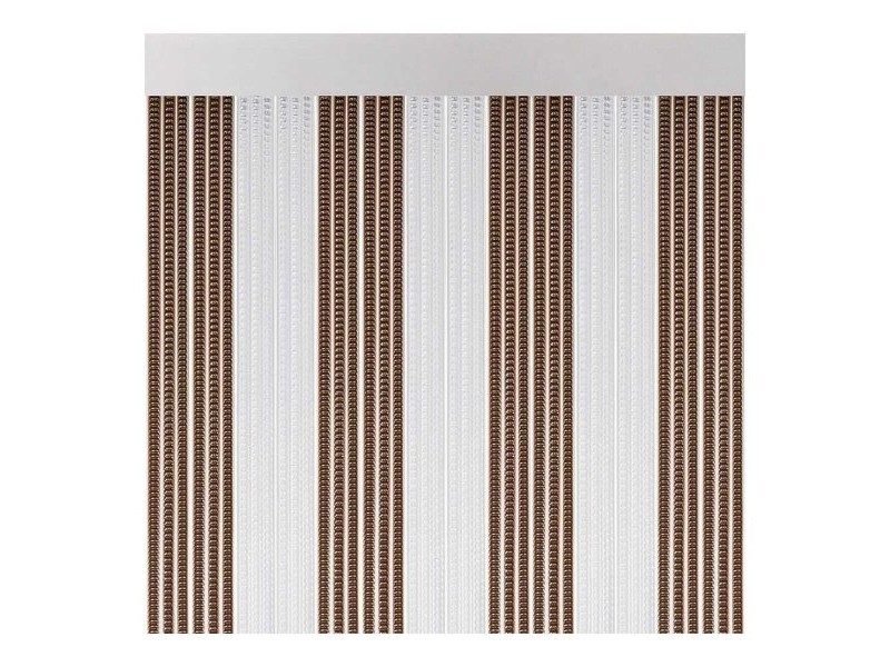 Завеса Acudam Lisboa Врати Кристал Кафяв Навън PVC Алуминий 90 x 210 cm