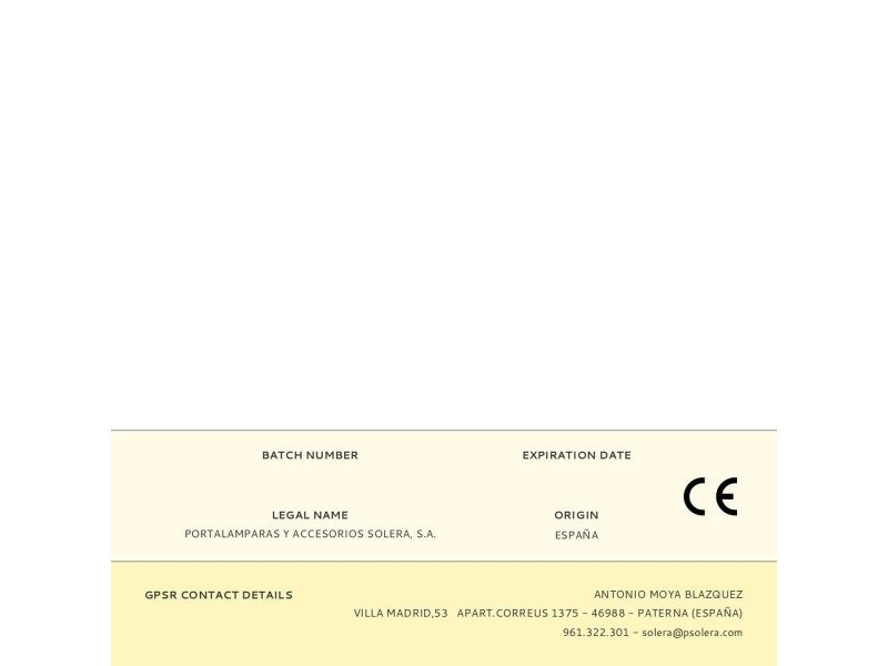 Удължител Solera 8673/1 2300 W Бял 3 m