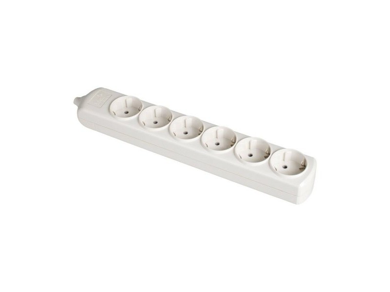 Табло с 6 гнезда с бутон за включване Solera 8006 3500 W 16 A