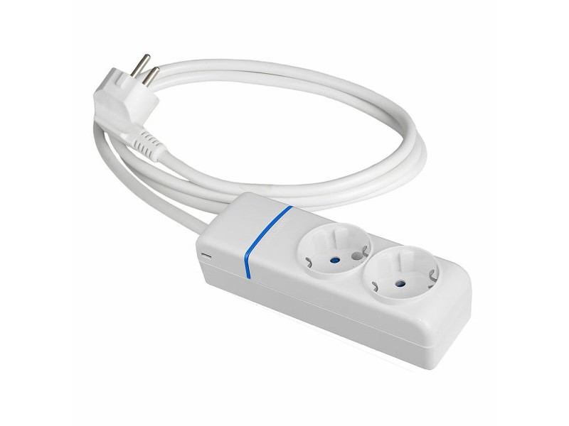 Табло с 2 гнезда с бутон за включване Solera 8012p 250 V 16 A 1,5 m (1,5 m)