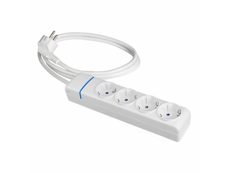 Табло с 4 гнезда с бутон за включване Solera 8014p 250 V 16 A (1,5 m)