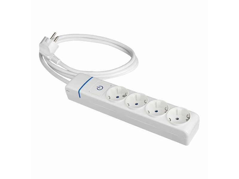 Табло с 4 гнезда с бутон за включване Solera 8014pil 250 V 16 A (1,5 m) Табло с 4 гнезда с бутон за включване Solera 8014pil 250 V 16 A (1,5 m)