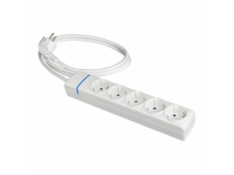 Табло с 5 гнезда с бутон за включване Solera 8015p 250 V 16 A (1,5 m) Табло с 5 гнезда с бутон за включване Solera 8015p 250 V 16 A (1,5 m)