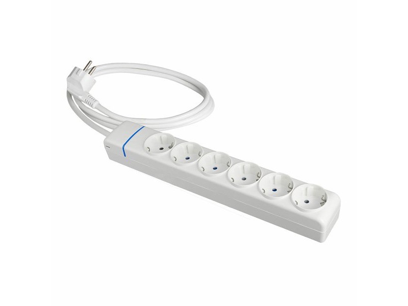 Табло с 6 гнезда с бутон за включване Solera 8016p 250 V 16 A (1,5 m)