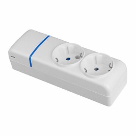 Табло с 2 гнезда с бутон за включване Solera 8002p 250 V 16 A