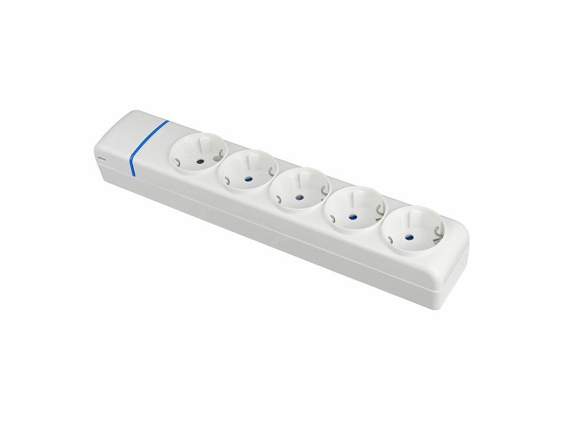 Табло с 5 гнезда с бутон за включване Solera 8005p 250 V 16 A