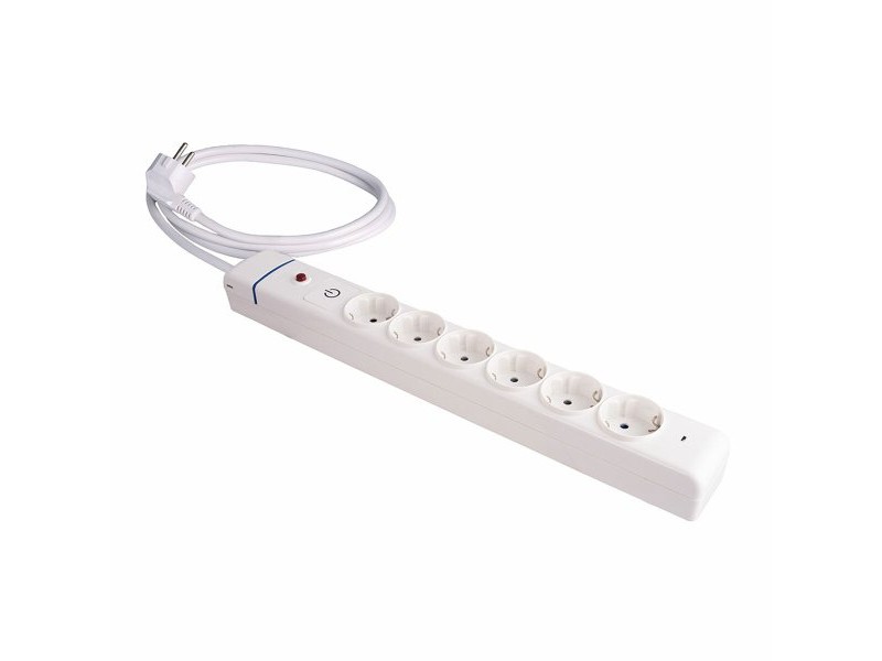 Контакт - 6 изхода с копче Solera 61ilso 250 V 16 A (1,5 m)