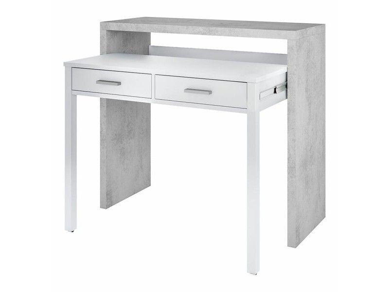 Бюро Forés Бял 98,5 X 36 X 87,5 CM Метал MDF