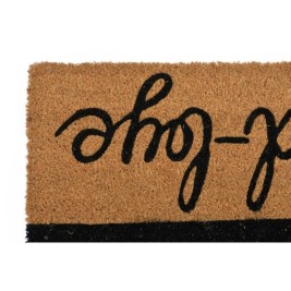 Изтривалка за Врата DKD Home Decor Черен Кафяв Гума (75 x 45 x 1,5 cm) (2 броя)