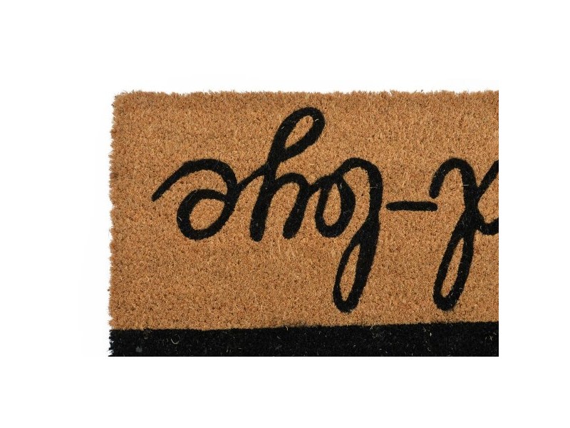 Изтривалка за Врата DKD Home Decor Черен Кафяв Гума (75 x 45 x 1,5 cm) (2 броя)