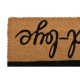Изтривалка за Врата DKD Home Decor Черен Кафяв Гума (75 x 45 x 1,5 cm) (2 броя)