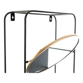 Стелажи за Баня DKD Home Decor Кристал Черен Метал (32 x 12 x 65 cm)