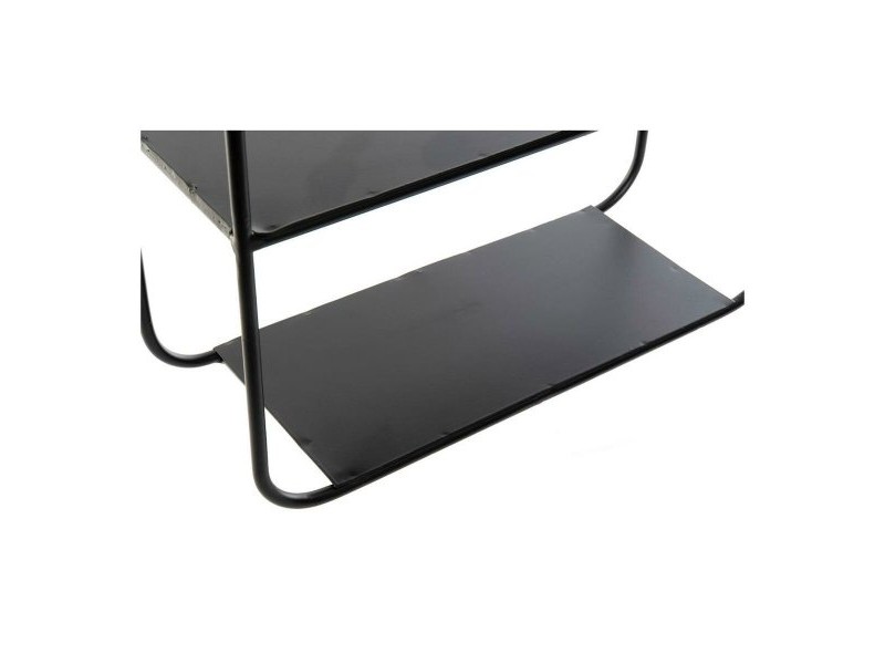 Стелажи за Баня DKD Home Decor Кристал Черен Метал (32 x 12 x 65 cm)