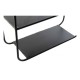 Стелажи за Баня DKD Home Decor Кристал Черен Метал (32 x 12 x 65 cm)