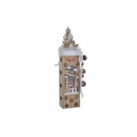 Ярка декорация DKD Home Decor Естествен Дърво Дядо Коледа 11 x 7 x 50 cm
