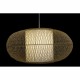 Полилей DKD Home Decor Бял Естествен Бамбук 40 W 83 x 83 x 40 cm