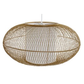 Полилей DKD Home Decor Бял Естествен Бамбук 40 W 83 x 83 x 40 cm