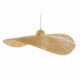 Полилей DKD Home Decor 70 x 70 x 10 cm Естествен 220 V 40 W Шапка за Слънце