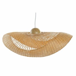 Полилей DKD Home Decor Кафяв Бамбук 40 W Шапка за Слънце 220 V 70 x 34 x 20 cm