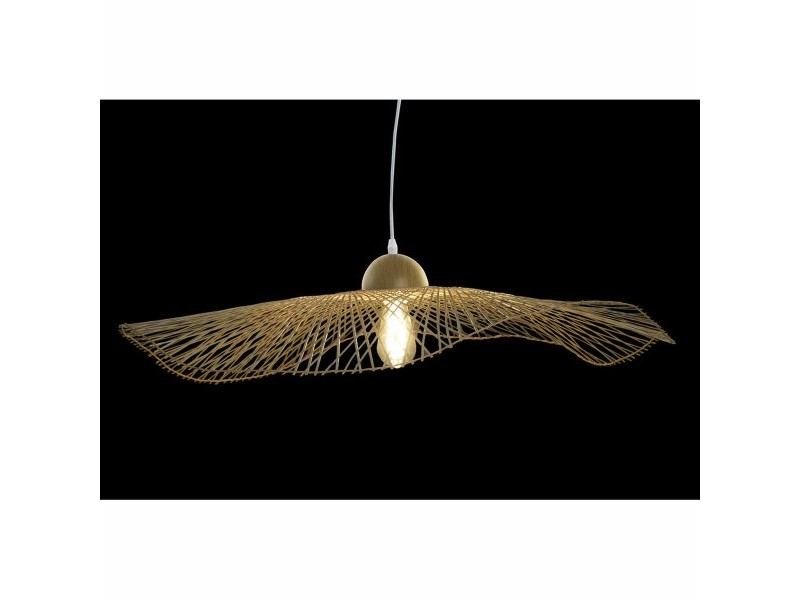 Полилей DKD Home Decor Бамбук Шапка за Слънце (88 x 88 x 17 cm)