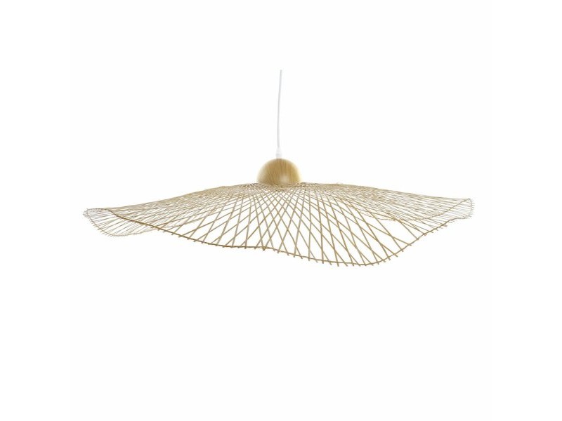 Полилей DKD Home Decor Бамбук Шапка за Слънце (88 x 88 x 17 cm)