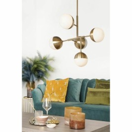 Полилей DKD Home Decor Метал Кристал Златен (74 x 52 x 168 cm)
