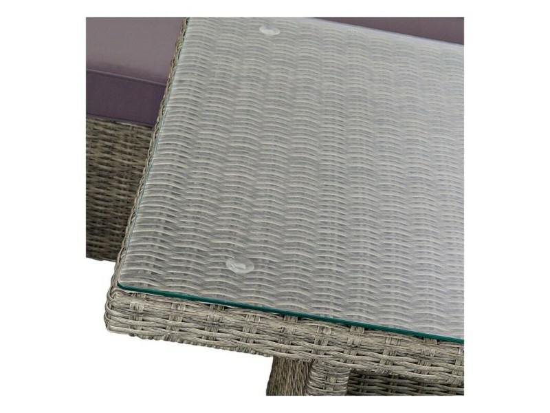 Комплект от диван и маса DKD Home Decor Навън 267 x 204 x 90 cm (4 pcs)