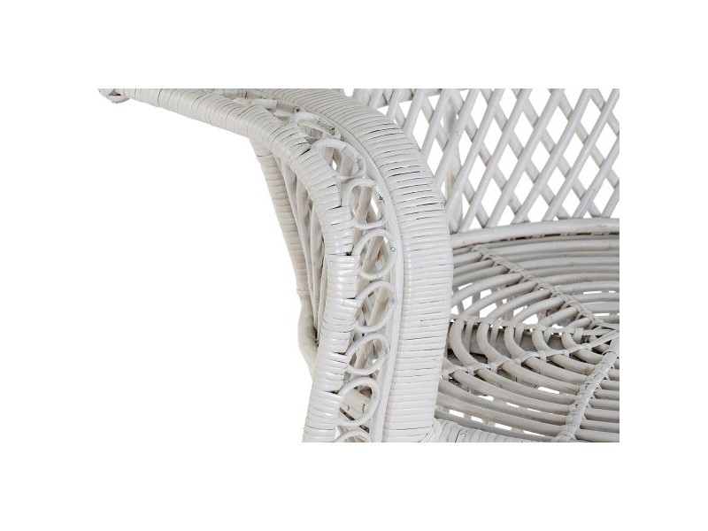 Градинско кресло DKD Home Decor Бял 102 x 66 x 146 cm 97 x 66 x 144 cm