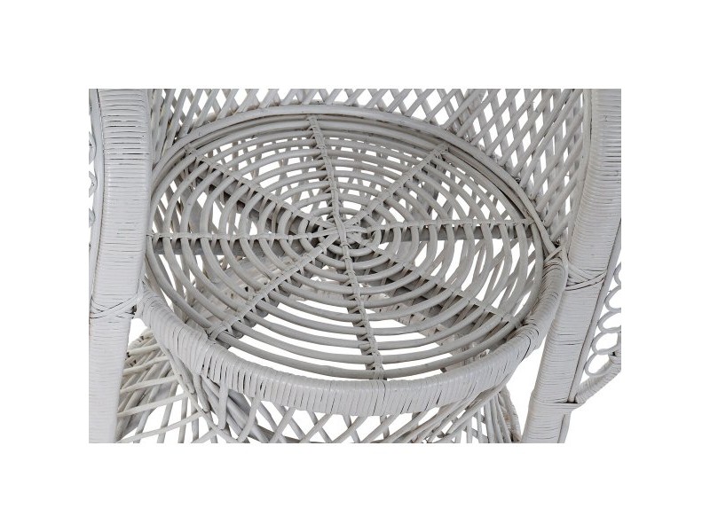 Градинско кресло DKD Home Decor Бял 102 x 66 x 146 cm 97 x 66 x 144 cm