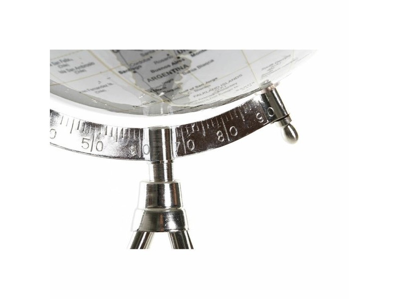 Глобус DKD Home Decor Бял Метал Пластмаса 27 x 25 x 61 cm