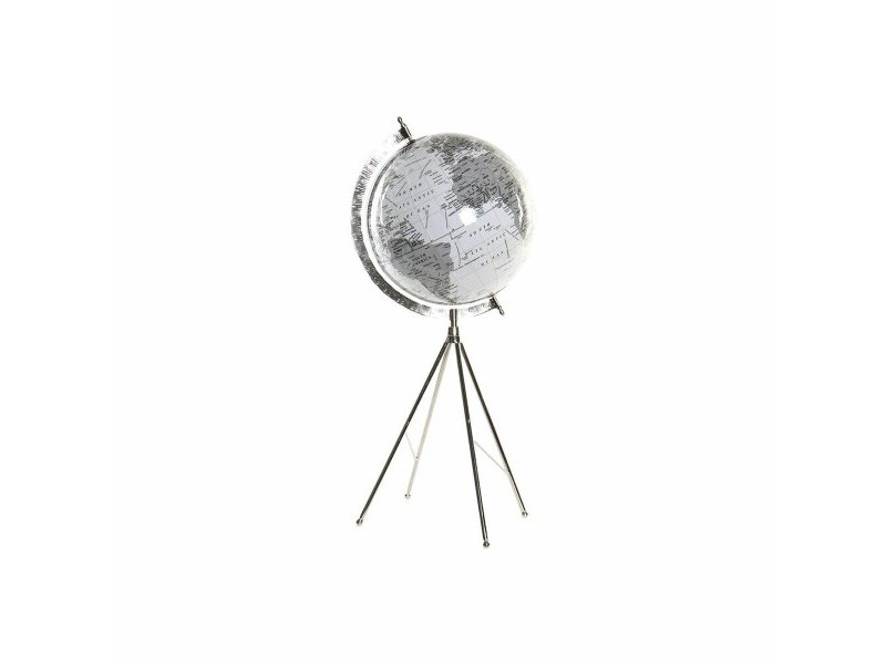 Глобус DKD Home Decor Бял Метал Пластмаса 27 x 25 x 61 cm