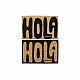 Изтривалка за Врата DKD Home Decor Hola Caracola PVC влакно (2 pcs) (60 x 40 x 1.5 cm)