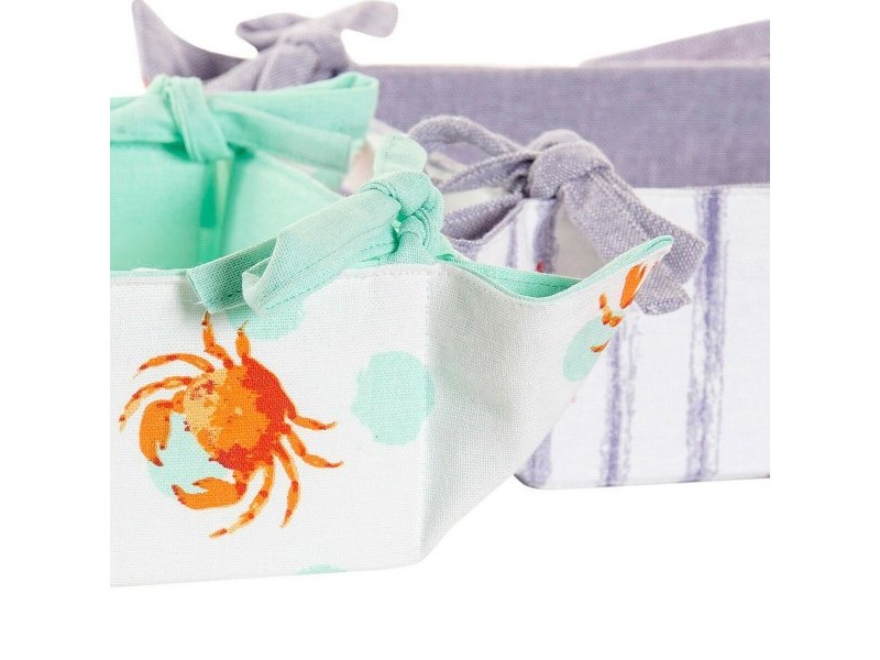 Многофункционална Кошница DKD Home Decor Памук 34 x 34 x 34 cm