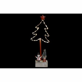 Коледно дърво DKD Home Decor Метал LED (15 x 7 x 38 cm)