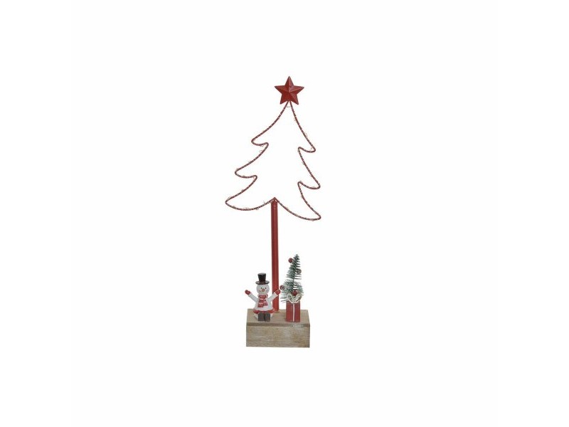 Коледно дърво DKD Home Decor Метал LED (15 x 7 x 38 cm)