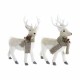Коледна Украса DKD Home Decor Бежов полиестер Бял полистирен Царица (9 x 24 x 33 cm)