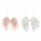 Коледна Украса DKD Home Decor Пера (2 pcs) (28 x 4 x 33 cm) Коледна Украса DKD Home Decor Пера (2 pcs) (28 x 4 x 33 cm)