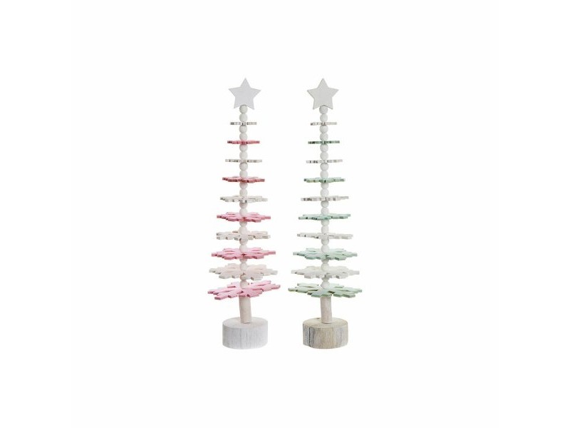 Коледно дърво DKD Home Decor Дървен MDF (2 pcs) (14 x 14 x 51 cm) Коледно дърво DKD Home Decor Дървен MDF (2 pcs) (14 x 14 x 51 cm)