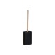 Четка за Баня DKD Home Decor Черен Златен Смола 10 x 6 x 40 cm