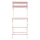 Комплект от маса с 2 стола DKD Home Decor MB-177410 Розов 60 x 60 x 75 cm (3 pcs)