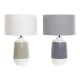 Настолна лампа DKD Home Decor полиестер Порцелан 220 V 40 W (2 pcs) (35 x 35 x 53 cm)