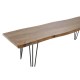 Пейка DKD Home Decor 160 x 46 x 46 cm Естествен Черен Светло кафяв Alpino Пейка DKD Home Decor 160 x 46 x 46 cm Естествен Черен Светло кафяв Alpino