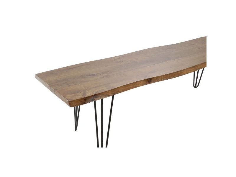 Пейка DKD Home Decor 160 x 46 x 46 cm Естествен Черен Светло кафяв Alpino