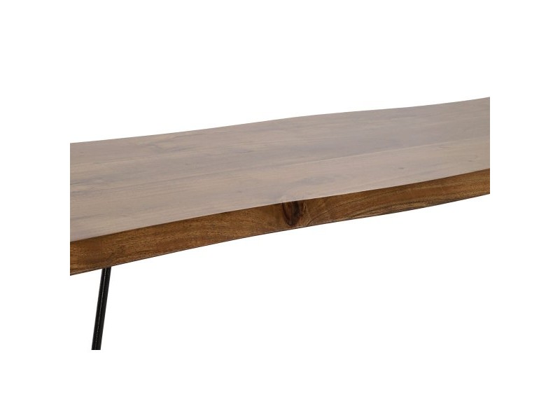 Пейка DKD Home Decor 160 x 46 x 46 cm Естествен Черен Светло кафяв Alpino Пейка DKD Home Decor 160 x 46 x 46 cm Естествен Черен Светло кафяв Alpino