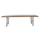Пейка DKD Home Decor 160 x 46 x 46 cm Естествен Черен Светло кафяв Alpino Пейка DKD Home Decor 160 x 46 x 46 cm Естествен Черен Светло кафяв Alpino